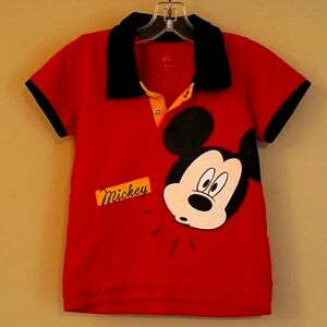 Disney baby Mickey Mouse red polo shirt